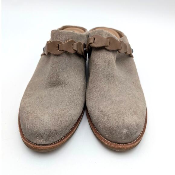 Earth Juliet Leather Slip-On Comfort Mule Clog Women's Gray Size US8M EU38.5 - Picture 2 of 11